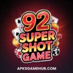 Screenshot of 92 Super Shot Game showing the main menu and colorful graphics