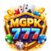 MGPK 777 Game logo with colorful casino elements, dice, poker chips, and playing cards, representing online prediction and casino games.