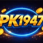 PK1947 Game banner showing online casino slots and real cash rewards