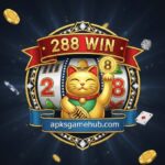 288 Win Game mobile app homepage interface on Android