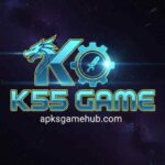 K55 Game logo with vibrant design, representing online Android gaming, fast rounds, and beginner-friendly interface