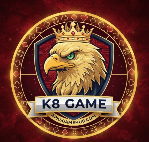 K8 Game mobile app interface on Android device