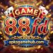 88FD Game APK download interface on an Android mobile device