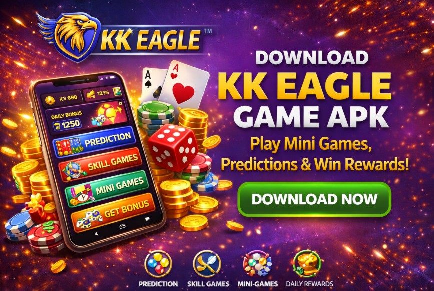 KK Eagle Game APK mobile gaming app with mini games and prediction gameplay